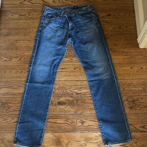 AG Adriano Goldschmied Men's Indigo Slim Jeans